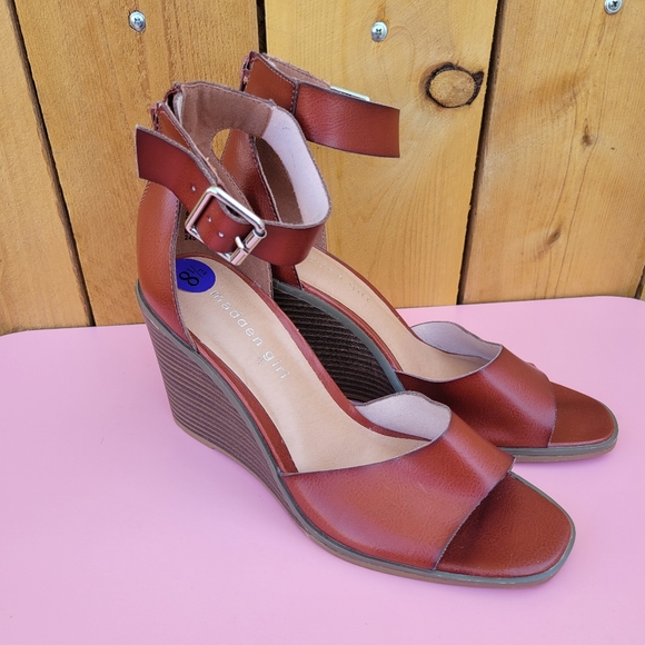 Madden Girl Shoes - Madden Girl Wedge Sandals Womens Size 8.5